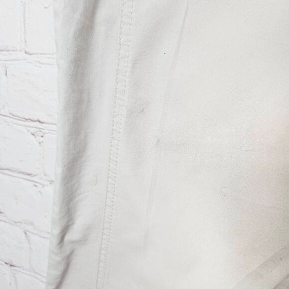 J. Jill Gray Cotton Stretch Bermuda Lightweight Summer Cropped Pants Women's 16 - Picture 3 of 8